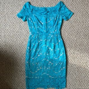 Beautiful Blue Lace Dress